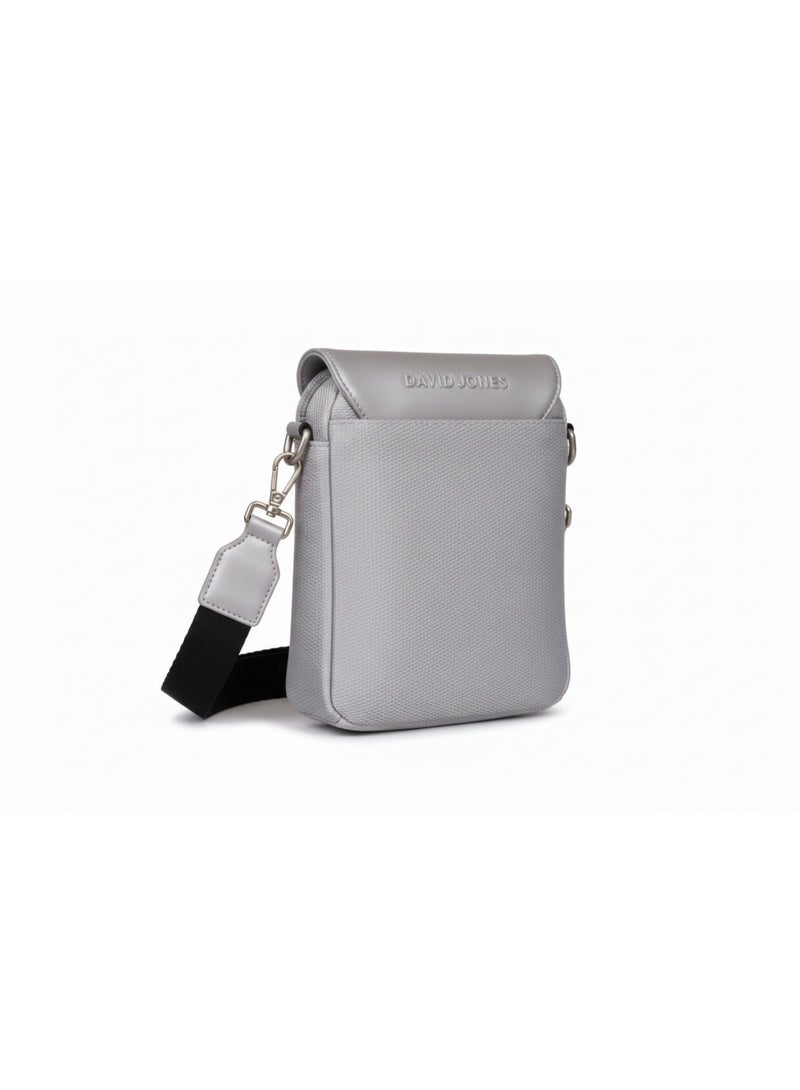 David Jones Womens Handbag Stylish and Durable Everyday Carry | Color Silver (CM7491) - Image 4